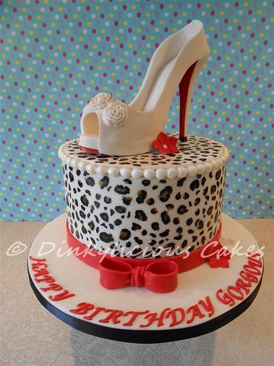 Louboutin Shoe cake - Cake by Dinkylicious Cakes