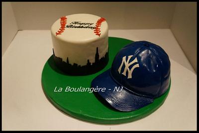 Yankees Birthday Cake - Cake by KAT