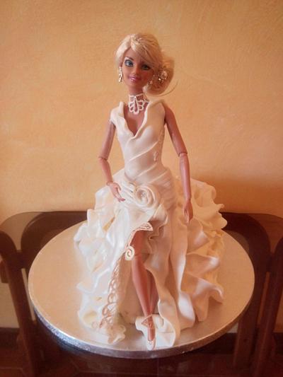 doll in wedding dress - Cake by La Mimmi