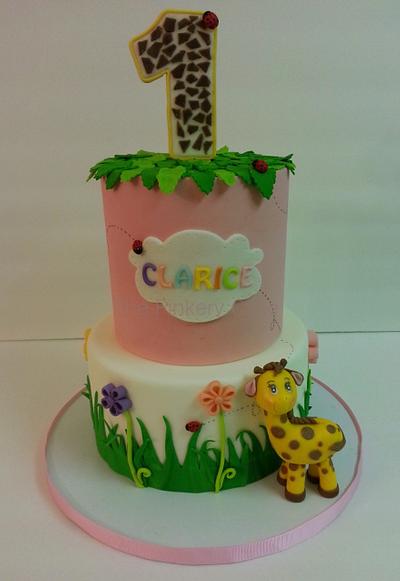 Giraffe Cake - Cake by The Pinkery Cake