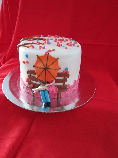 Love cake - Cake by Fondantfantasy