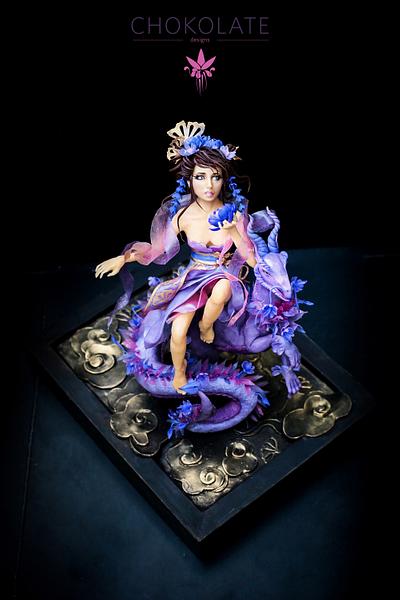 Lotus Blue - Cake by ChokoLate Designs