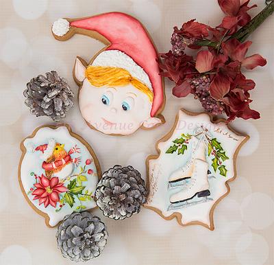 Holiday Cookie Exchange Cookies 🎁⛸️🕊️ - Cake by Bobbie