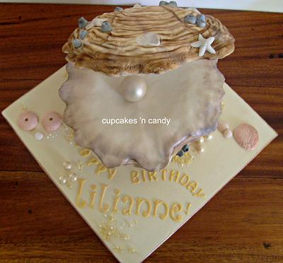 Oyster Themed Cake - Cake by Cupcakes 'n Candy