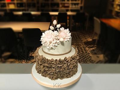 Ruffle cake  - Cake by Donatella Bussacchetti