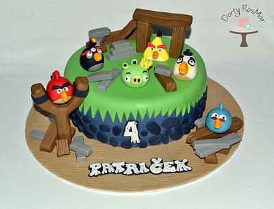 Angry Birds Cake - Cake by Martina