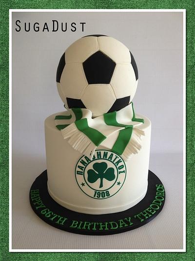 Soccer Fan - Cake by Mary @ SugaDust