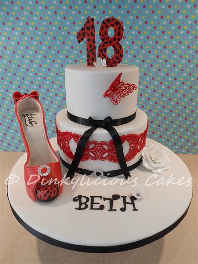 Red Stiletto Cake - Cake by Dinkylicious Cakes