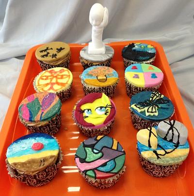 Art Cupcakes - Cake by melginsie