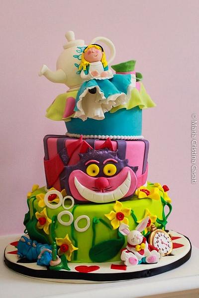 My Alice in Wonderland - Cake by ilaria pelucchi