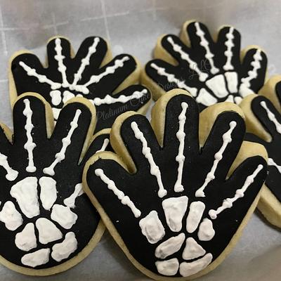 Skeleton Sugar Cookies - Cake by Nevia D. Giles - Platinum Cake Designs 