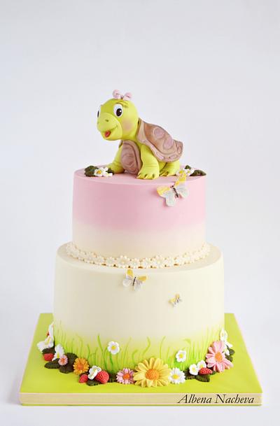 Turtle cake - Cake by benyna