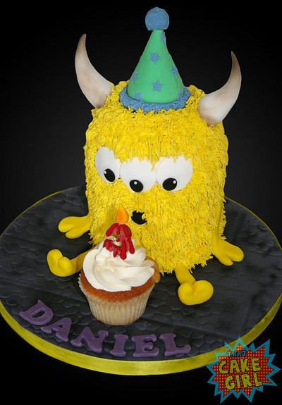 Yellow Monster Cake - Cake by Rachel White