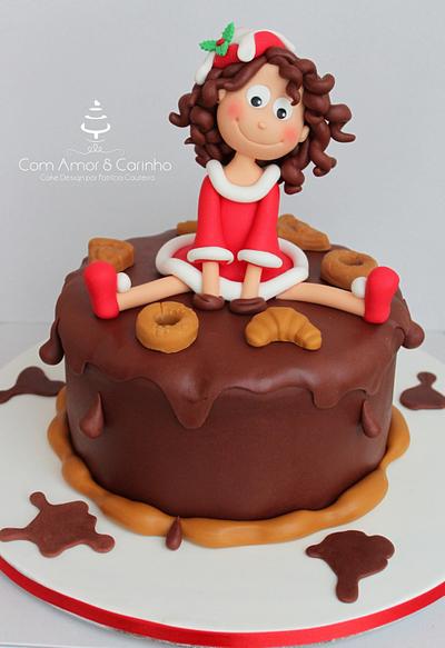 Christmas Sweet Girl - Cake by Com Amor & Carinho