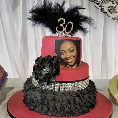 30th birthday cake - Cake by Brenda Williams
