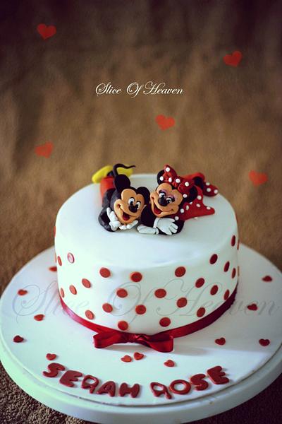 Polka Love - Cake by Slice of Heaven By Geethu