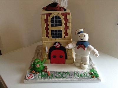 Ghostbusters #80s - Cake by lauraccakecrumbs