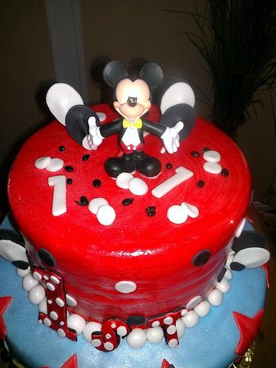 Mickey Mouse Cake - Cake by Rosey Mares