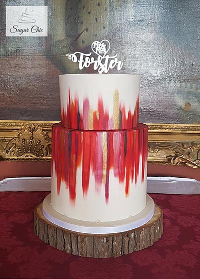 Bright & Bold Wedding Cake - Cake by Sugar Chic