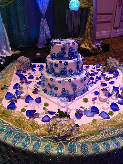 2 day wedding, 2nd cake - Cake by Raindrops