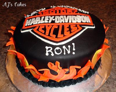 Harley Davidson Cake - Cake by Amanda Reinsbach