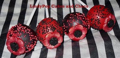 Poppies - Cake by LindyPop Cakes and Chocs