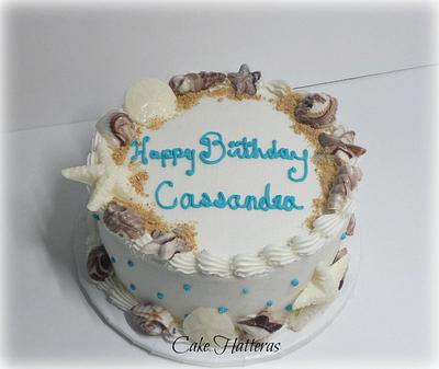 Beach Birthday - Cake by Donna Tokazowski- Cake Hatteras, Martinsburg WV