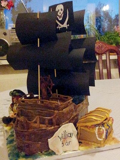 Pirates of the Carrebian - Cake by karin nordlund