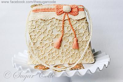 Fabric Inspired Handbag Cake - Cake by Saadhana Parthiban