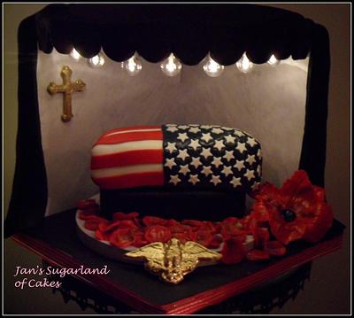 Memorial day collaboration. In Their honor - Cake by Janice Barnes - Jan's Sugarland of Cakes