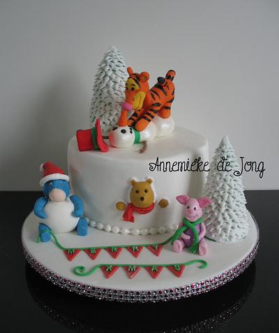 Pooh Christmas Cake - Cake by Miky1983