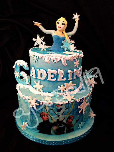Frozen - Cake by ajusa119