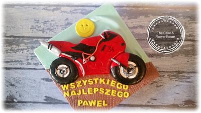 motorcycle cake :-) - Cake by Justyna