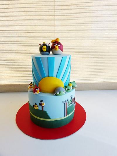 Angry birds - Cake by Margarida Abecassis
