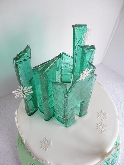 Elsa's Ice Castle - Cake by Hilz