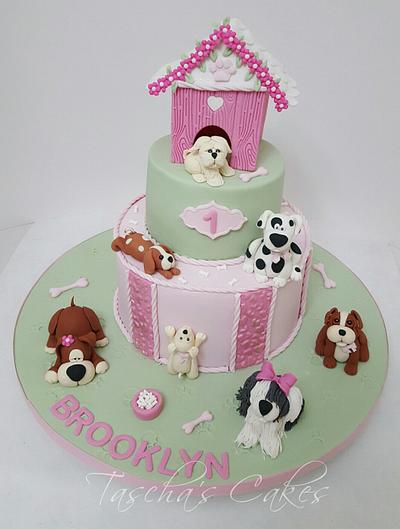 Doggie love - Cake by Tascha's Cakes