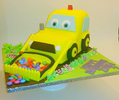 Digger Birthday Cake - Cake by Rosewood Cakes