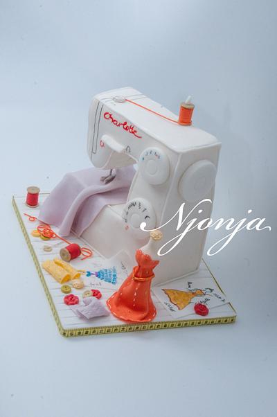 Sewing machine cake - Cake by Njonja