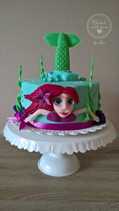 Little Mermaid Ariel - Cake by daphnia
