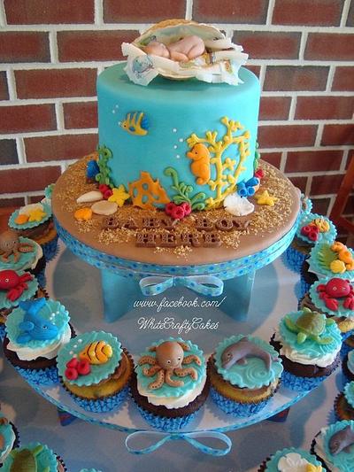 Under the Sea Baby Shower - Cake by Toni (White Crafty Cakes)