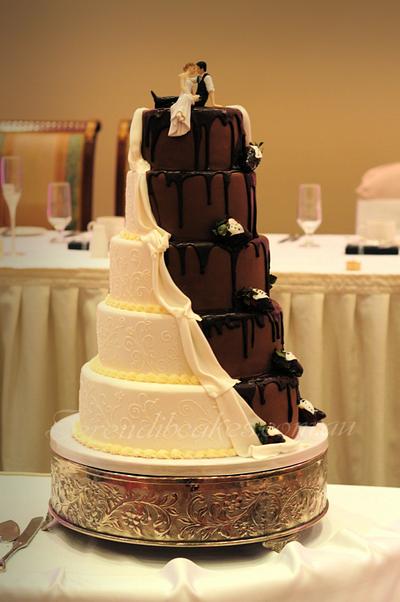 Bride and Groom...  - Cake by Serendib Cakes
