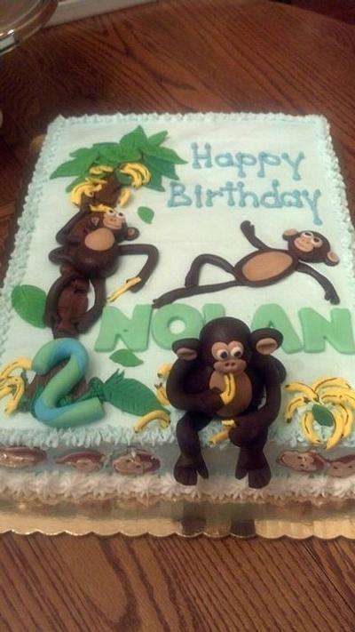 Monkeying Around - Cake by Sherry's Sweet Shop