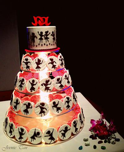Warli theme Wedding Cake - Cake by Joonie Tan