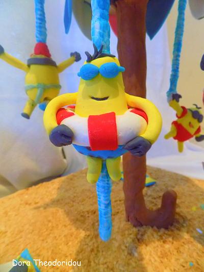 Sweet summer Collab.(Carousel gravity cake with motion) - Cake by Dora Th.