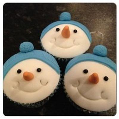 christmas cupcakes - Cake by Janine Lister