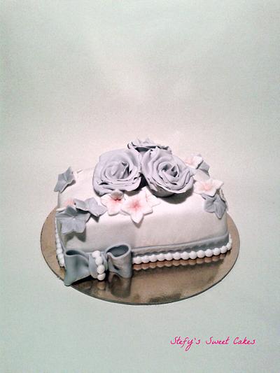 Elegant roses - Cake by Stefania