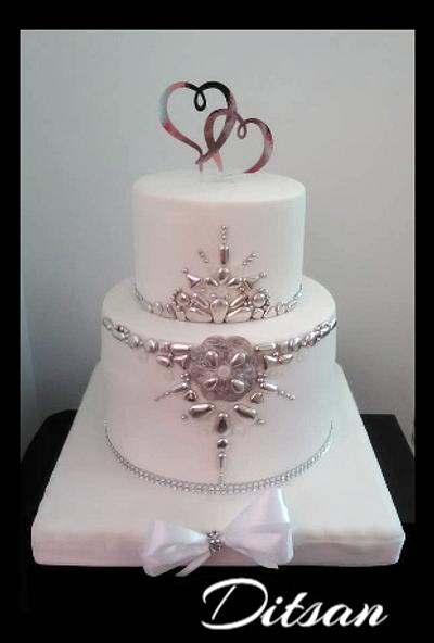 silver wedding - Cake by Ditsan