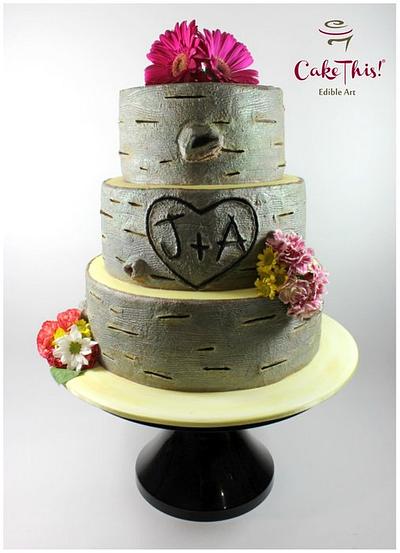 Woodland Wedding Cake - Cake by Cake This