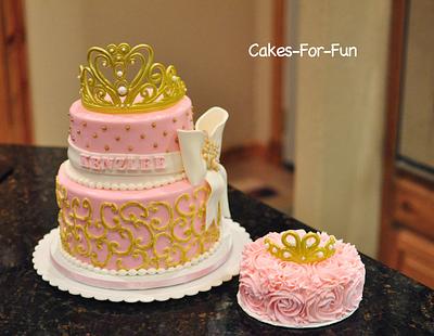 A Princess's First Birthday - Cake by Cakes For Fun