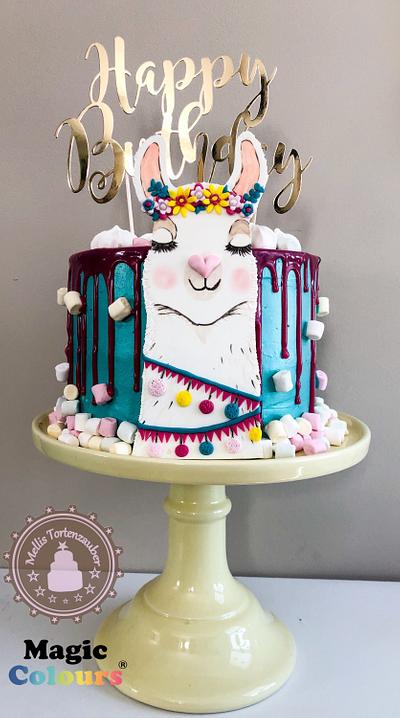 Lama cake  - Cake by MellisTortenzauber